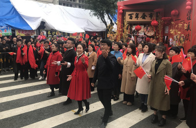  瞿溪二月初一会市《演岀》组照2