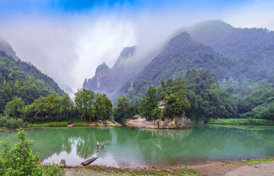 青山绿水南雁显风采组图