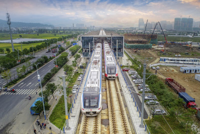 美丽S1线潘桥站风采组图2