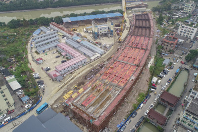 104国道西向建设工地实拍组图5