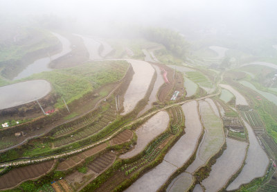 船坊岭梯田风采组图4