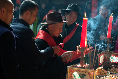 梧溪富氏祠堂祭祖