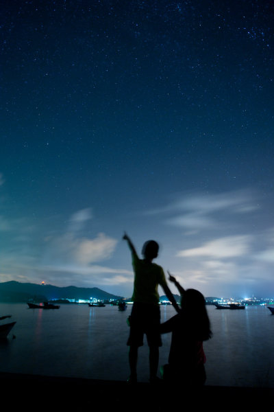 《渔港夜空》组照
