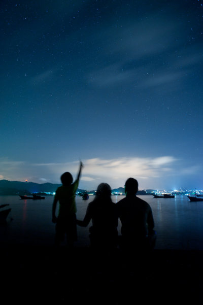 《渔港夜空》组照