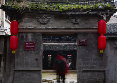 瞿溪老街风光