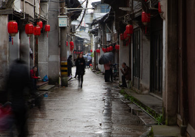 瞿溪老街风光