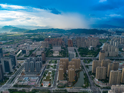 俯瞰亚运公园