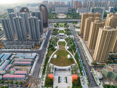 俯瞰亚运公园