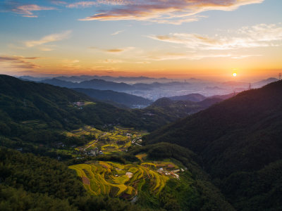 船放岭秋色