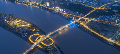 三桥夜色