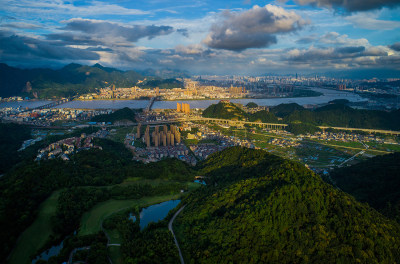 绿水青山就是金山银山-夕照