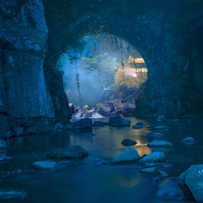 纸山夜色