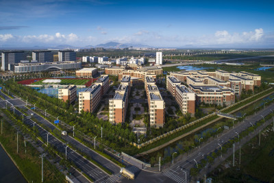 鸟瞰温州外国语学校