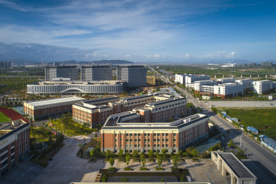 鸟瞰温州外国语学校