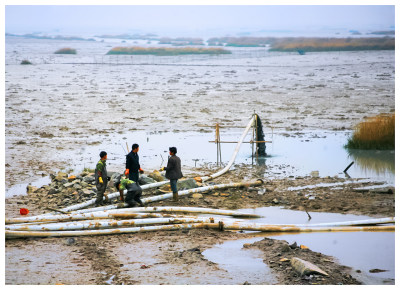 三：2007年12月7日，建筑泥浆通过海上运输在瓯江口建设工地消纳。