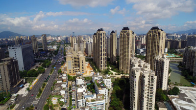 龙湾西部城市建设日新月异，飞速发展。
