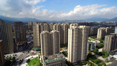 龙湾西部城市建设日新月异，飞速发展。