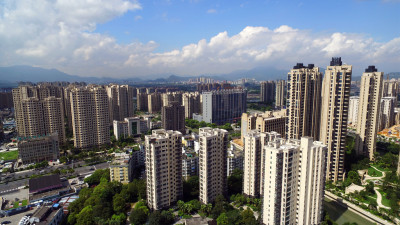 龙湾西部城市建设日新月异，飞速发展。