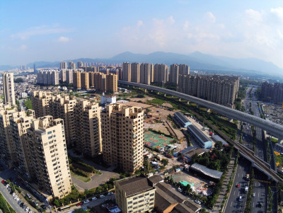 龙湾西部城市建设日新月异，飞速发展。