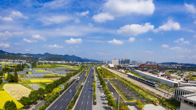 俯瞰桐岭站S1线