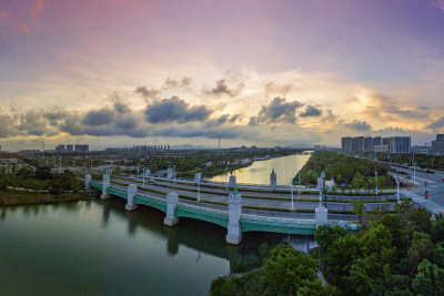 瓯江口新区大桥建设风采组图7