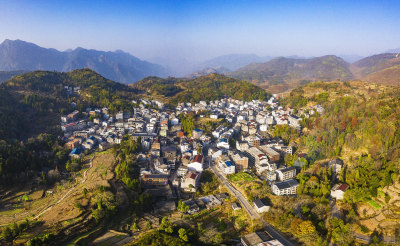 去岭北村和岭南村的路上的风景