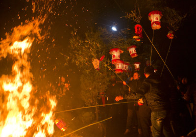 2014年2月12日摄于﹕瓯海泽雅周岙村