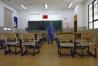 学校防疫到边边角角