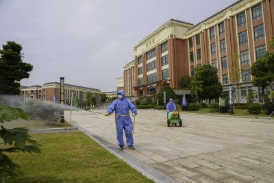 学校防疫到边边角角