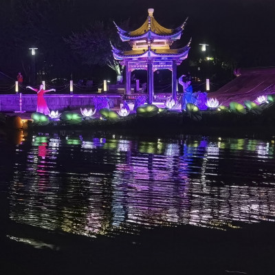 拍摄于南塘夜景