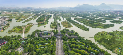 瞰三垟湿地大变样