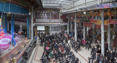瞿溪会市唱大戏，拍摄于2019年3月7日。