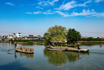 《美丽水乡河道》组照之三