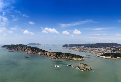 绿色洞头东沙风光