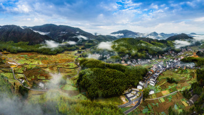 泽雅晨雾组图6