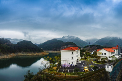 绿色泽雅水库美景组图5