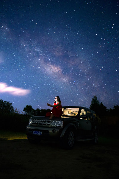 洞头夏季璀璨星空。