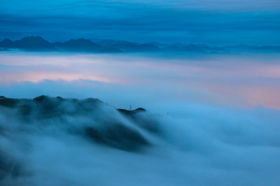 莲花山云海