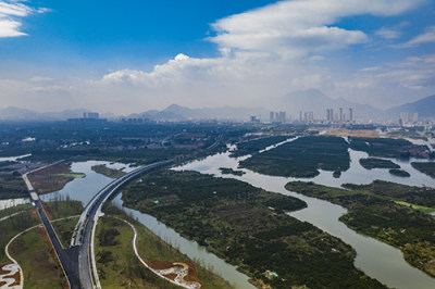扩建中的三洋湿地2