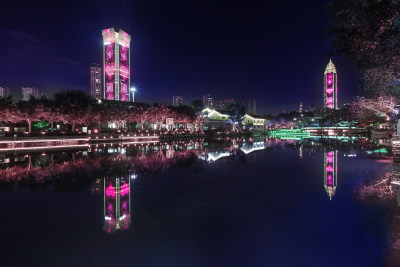 南塘河畔的美丽夜景3