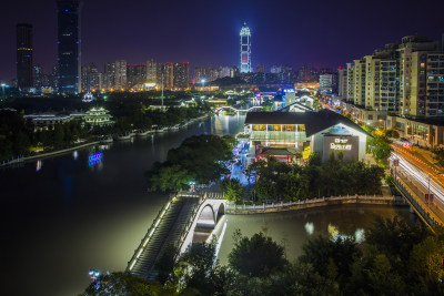 南塘河畔的美丽夜景4