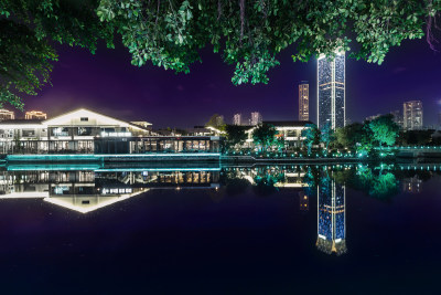 南塘河畔的美丽夜景2