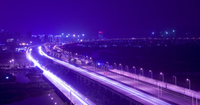 瓯海大道夜景