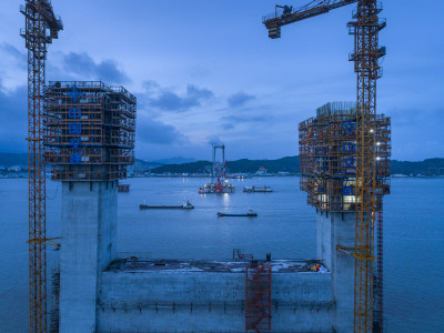 纪实灵昆北叉大桥建设成就。