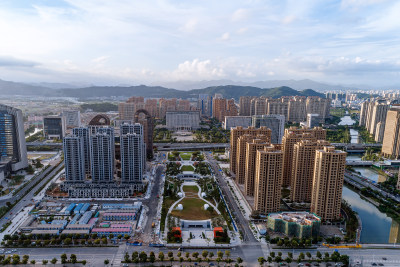 俯瞰瓯海新城