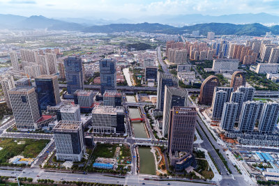 俯瞰瓯海新城
