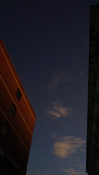 落日余晖下的小镇组照只四