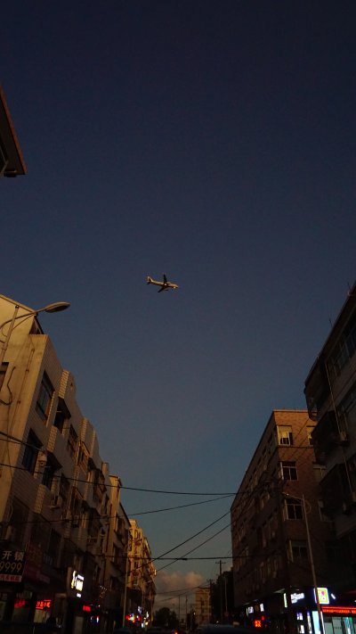 落日余晖下的小镇组照之三