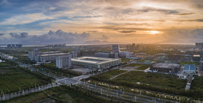 夕照工业区彩云飞舞