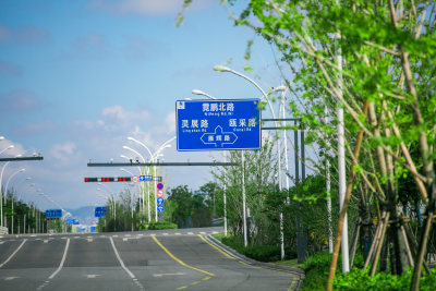 瓯江口市政设施风景线